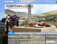 Tablet Screenshot of hotelinconnemara.com